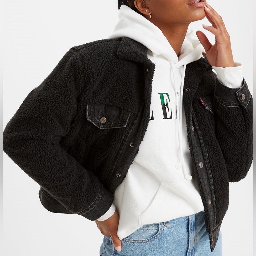 Levi Strauss Sherpa jacket extra small black